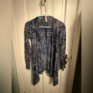 Women’s XS Xhilaration Jersey Lightweight Blue Cardigan